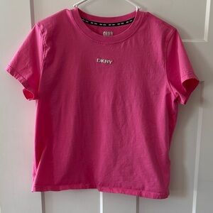 DKNY Vibrant Pink Short Sleeve Tee